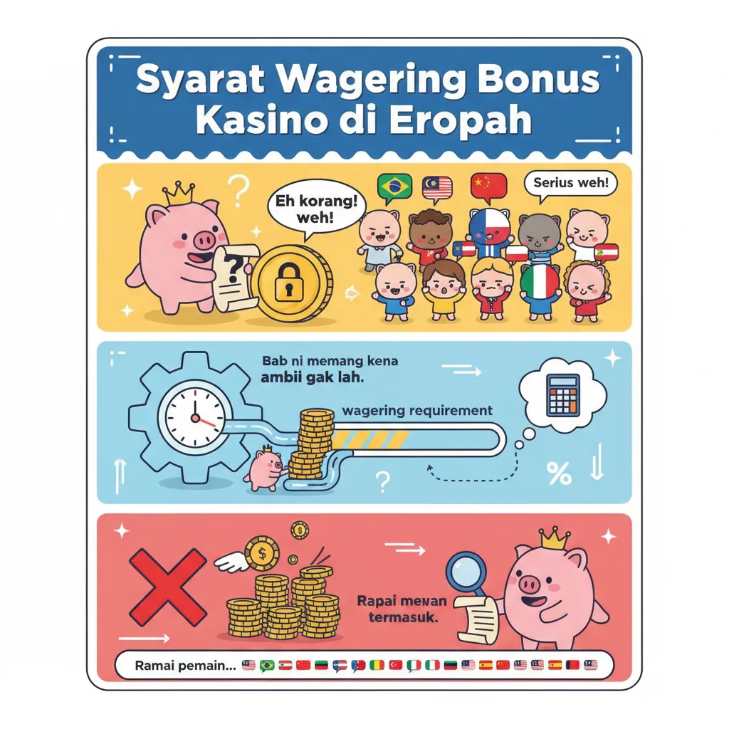 Syarat Wagering Bonus Kasino di Eropah