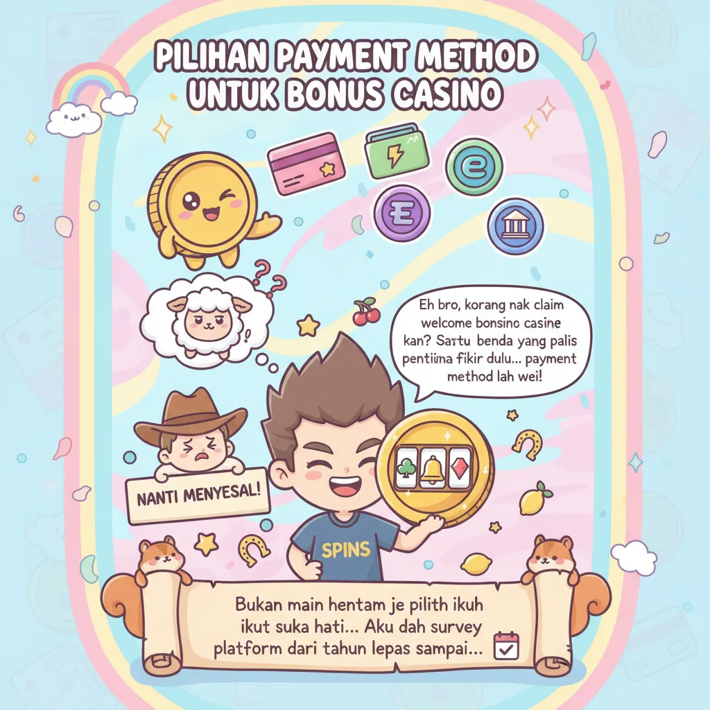 Pilihan Payment Method Untuk Bonus Casino