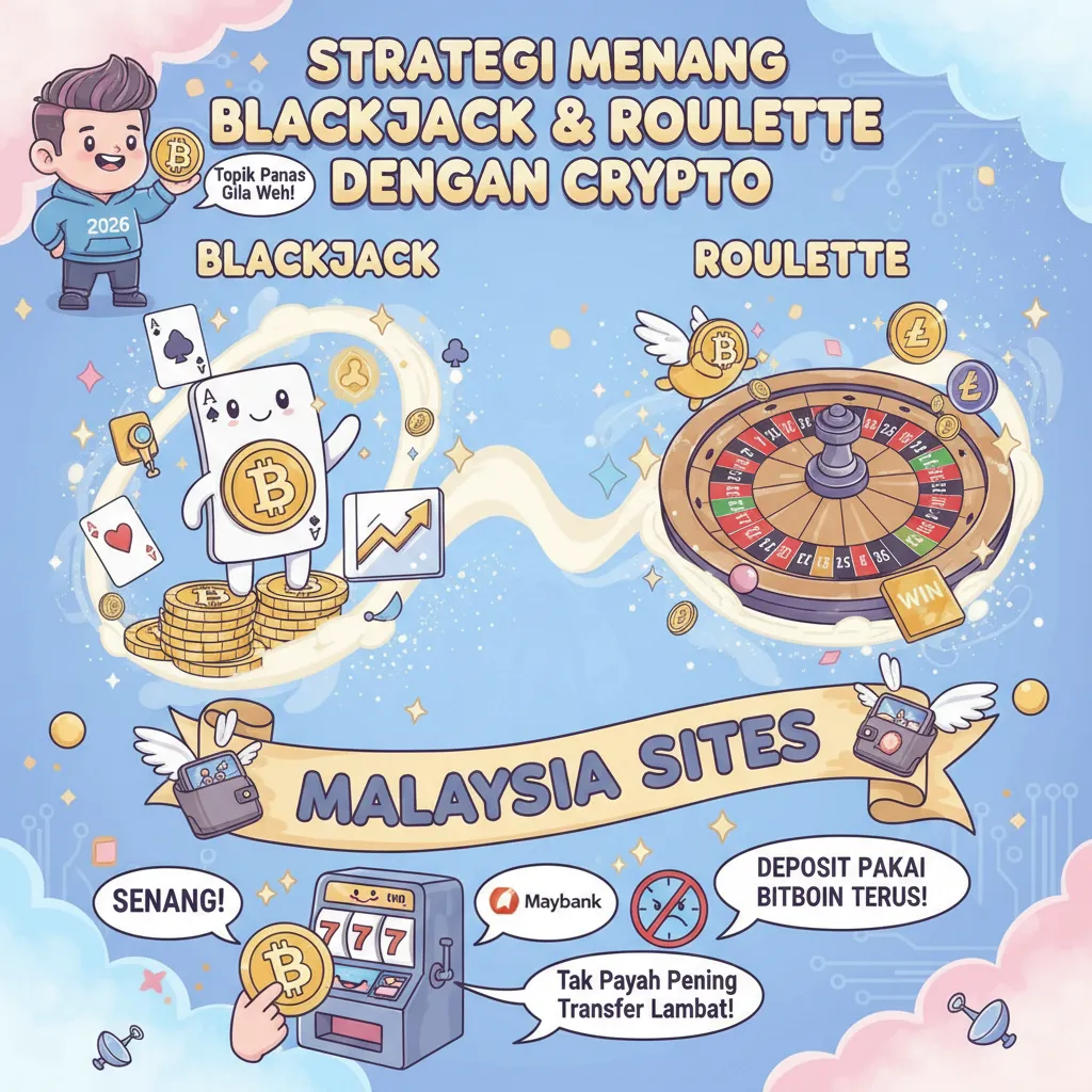 Strategi Menang Blackjack dan Roulette dengan Crypto